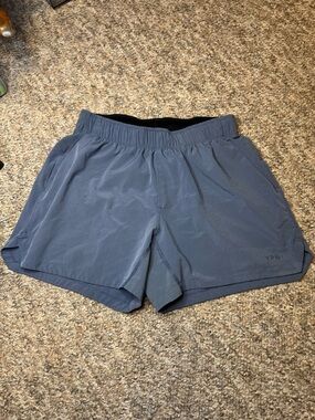 Men's YPB (by Abercrombie) Athletic Shorts in Slate Gray/blue color